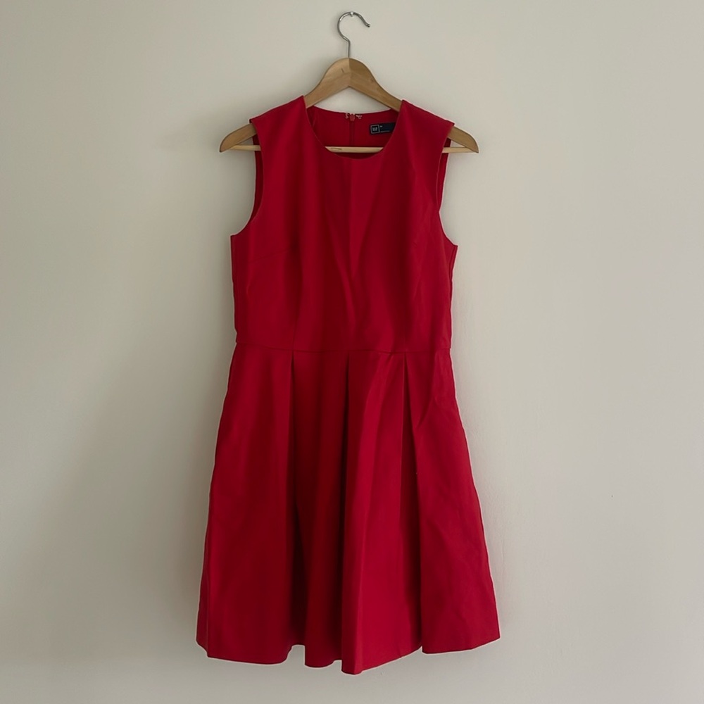 GAP Red Fit-and-flare Dress - 2
